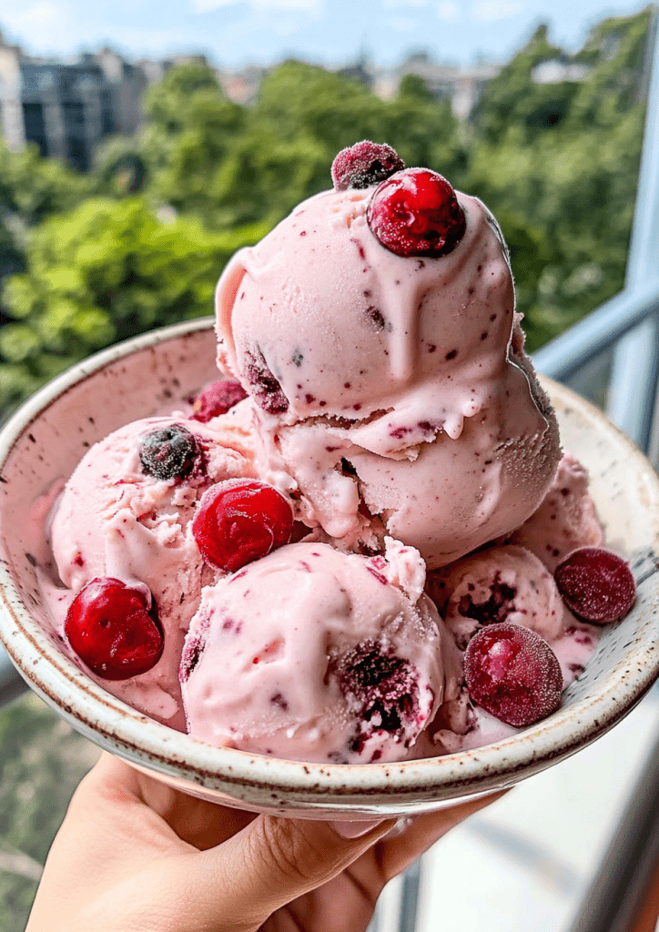 Cherry Frozen Yogurt – 3 Quick & Healthy Variations